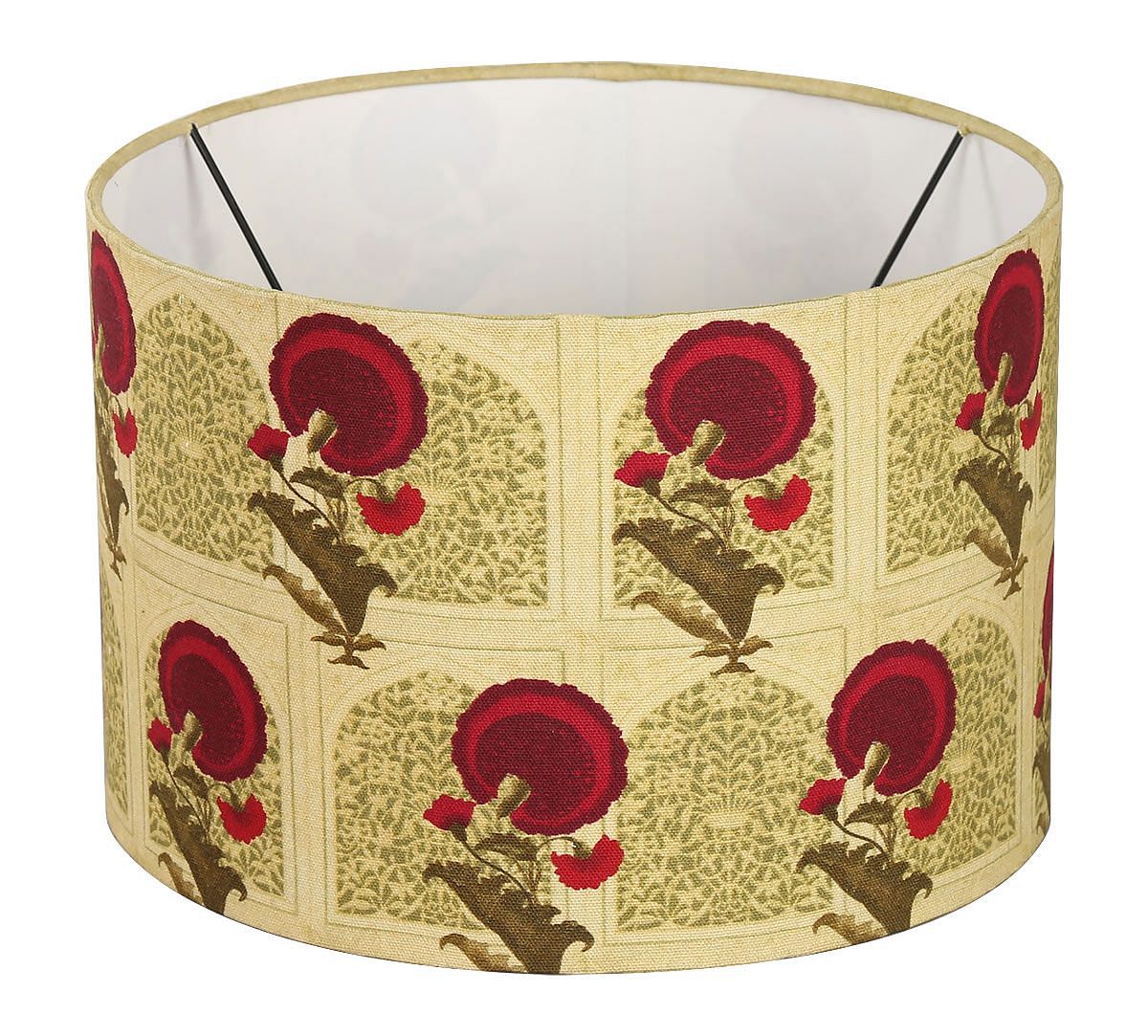 India Circus Flower Regalia Cylindrical Lamp Shade