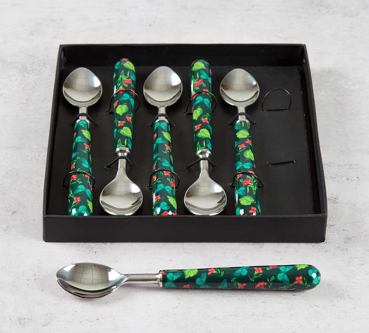 India Circus Fluttering Extravagance Dessert Spoon Set of 6