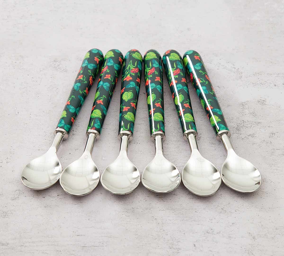 India Circus Fluttering Extravagance Dessert Spoon Set of 6