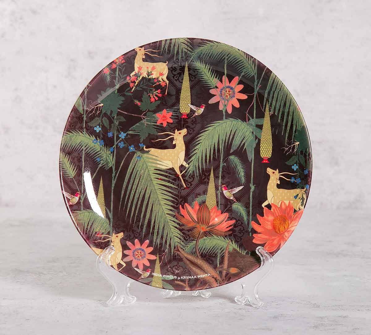 India Circus Forest Fetish 8 inch Decorative and Snacks Platter