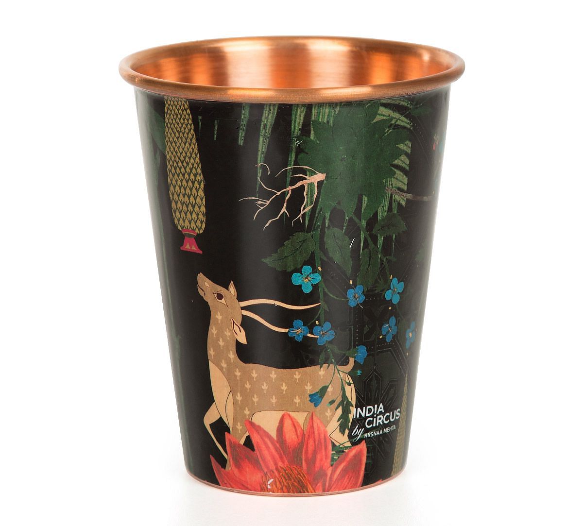 India Circus Forest Fetish Copper Tumbler
