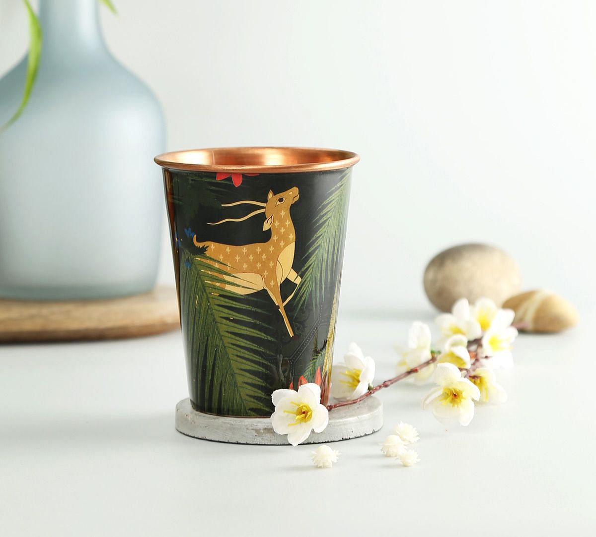 India Circus Forest Fetish Copper Tumbler