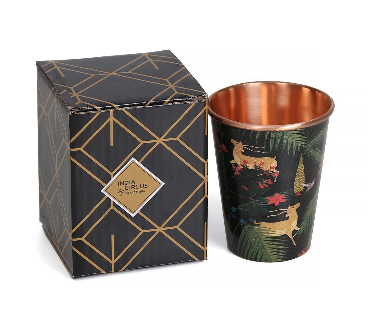 India Circus Forest Fetish Copper Tumbler