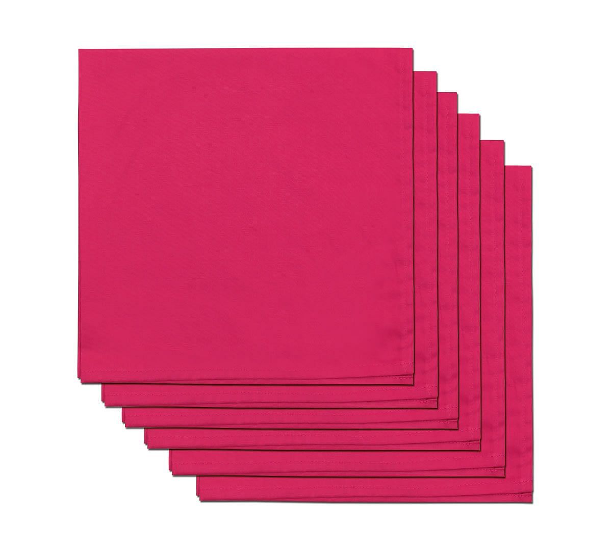 India Circus Fuchsia Blush Table Napkin Set of 6
