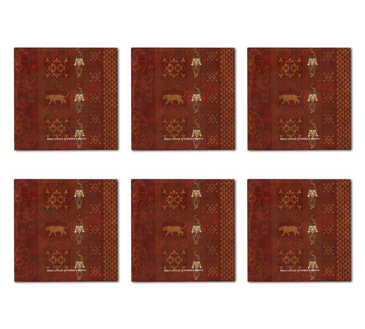India Circus Geometrical Empress Table Coaster