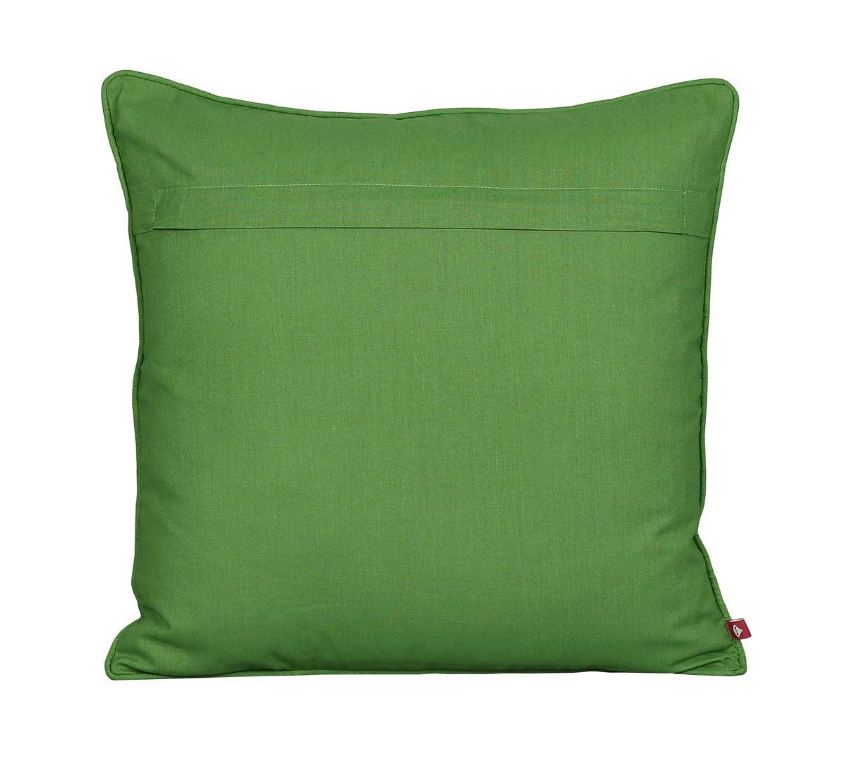 India Circus Geometrical Parrots Polyester Cushion Cover