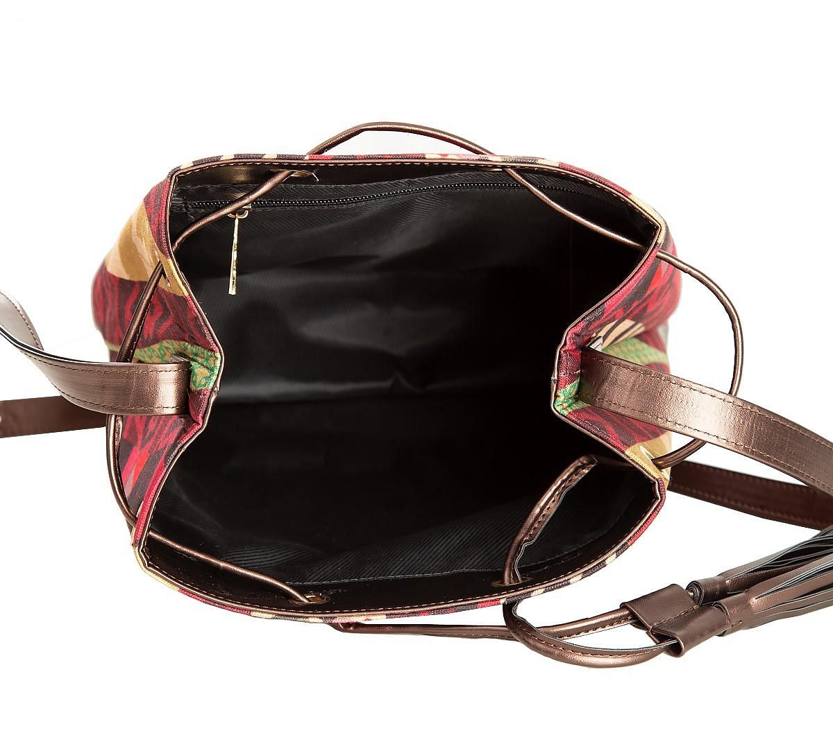 India Circus Geometrical Straps Hobo Bag