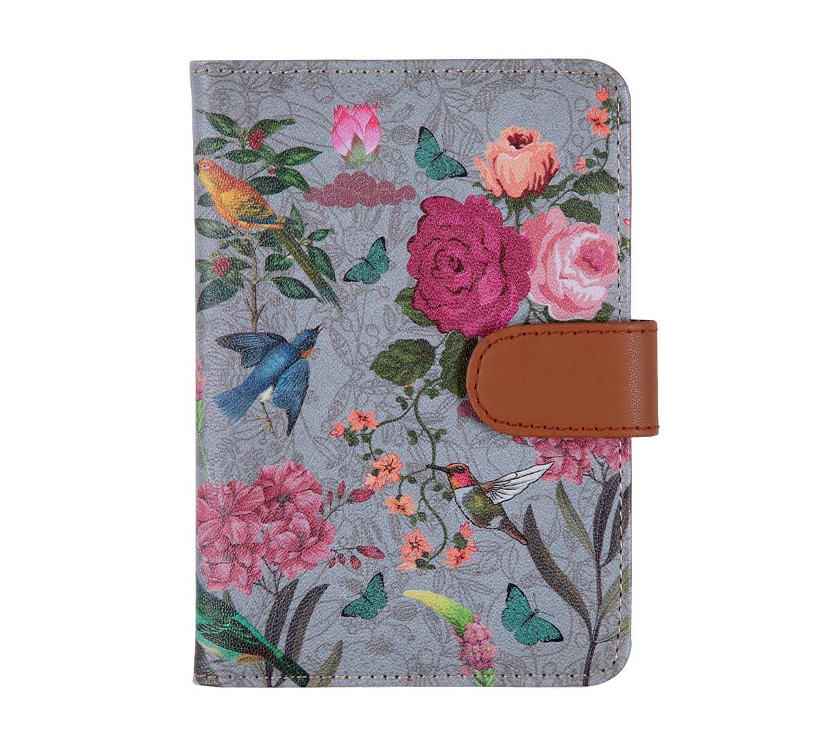 India Circus Grey Bird Land Passport Cover