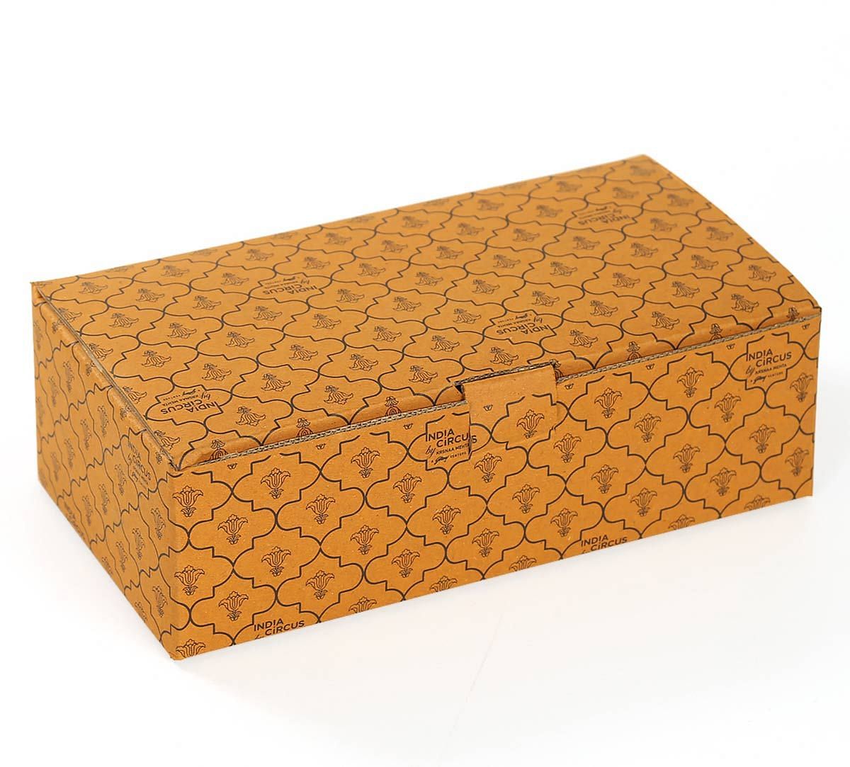 India Circus Grey Floral Galore Tissue Box Holder