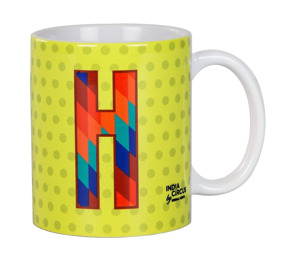 India Circus Happy Alphabet H Mug