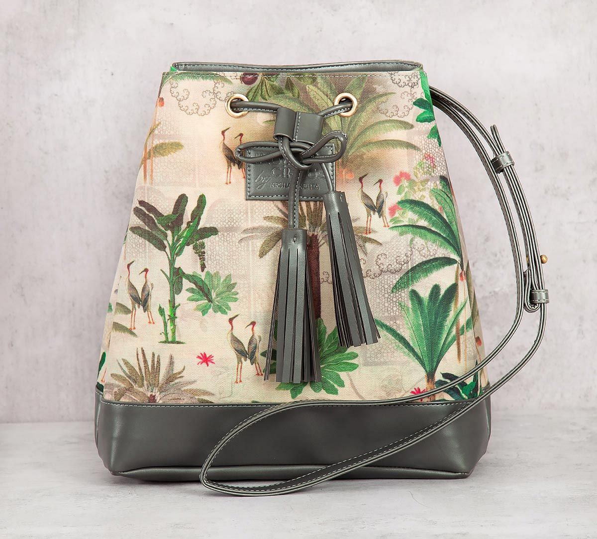 India Circus Heron's Garden Hobo Bag