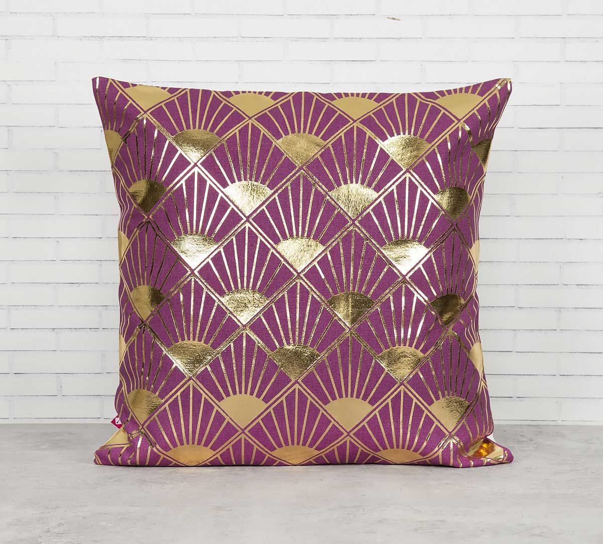 India Circus Infinity Mirror Foil Cushion Cover