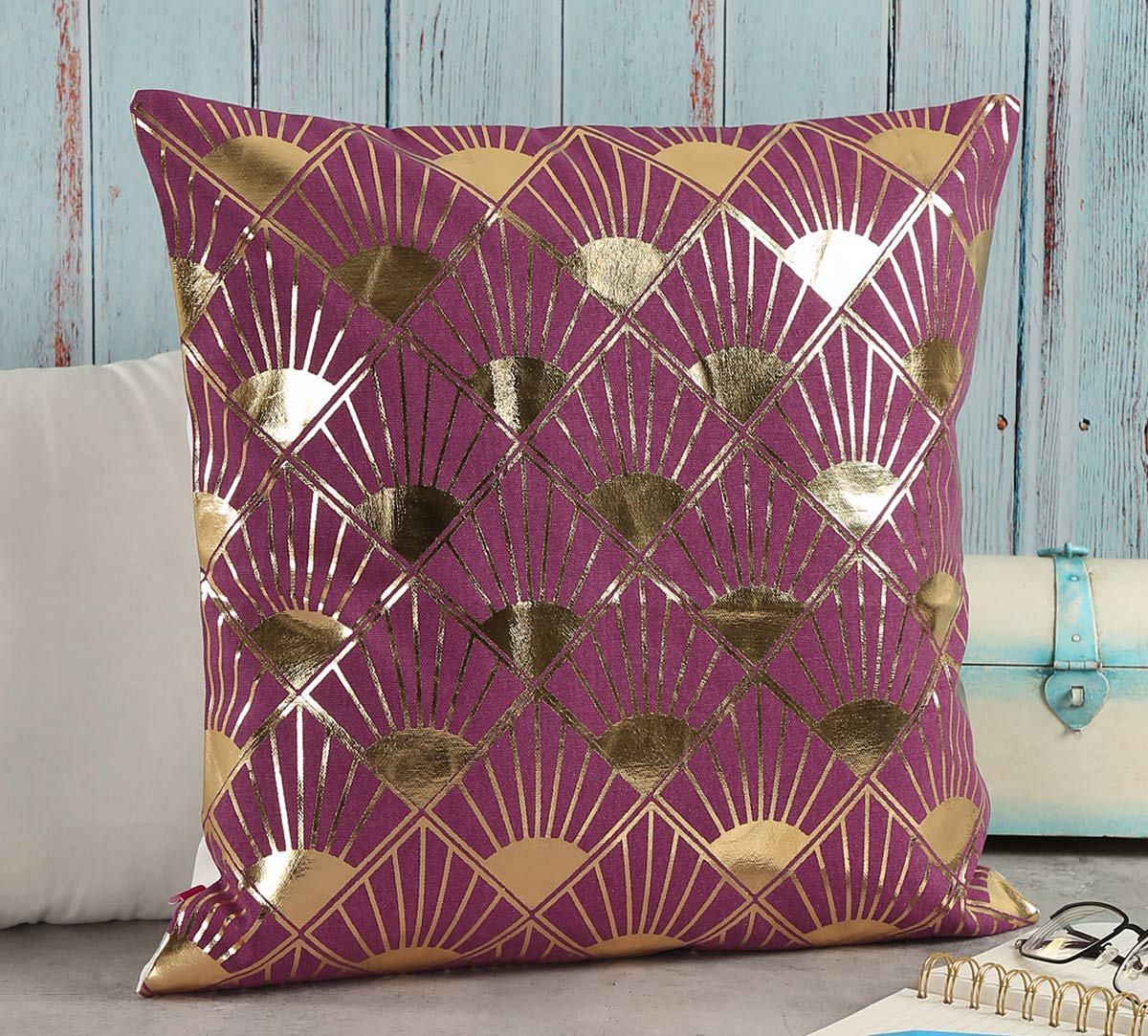 India Circus Infinity Mirror Foil Cushion Cover