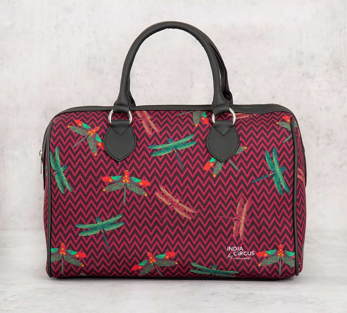India Circus Jam Chevron Butterflies Duffle Bag