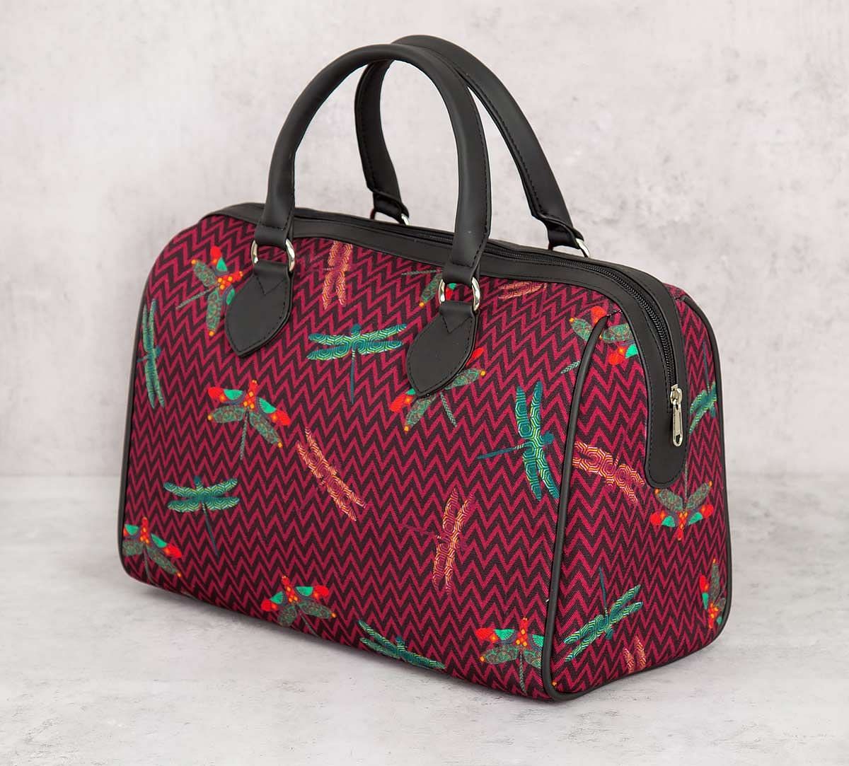 India Circus Jam Chevron Butterflies Duffle Bag