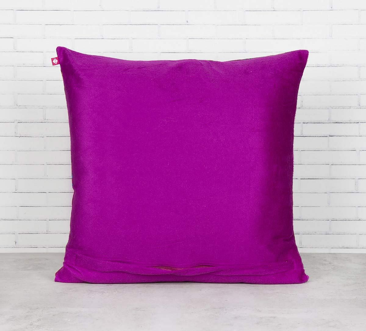 India Circus Jam Lake Florist Blended Velvet Cushion Cover