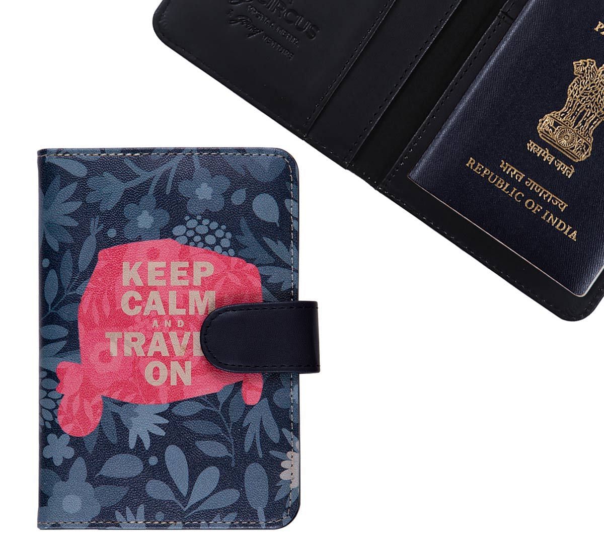 India Circus Keep Calm Passport Cover