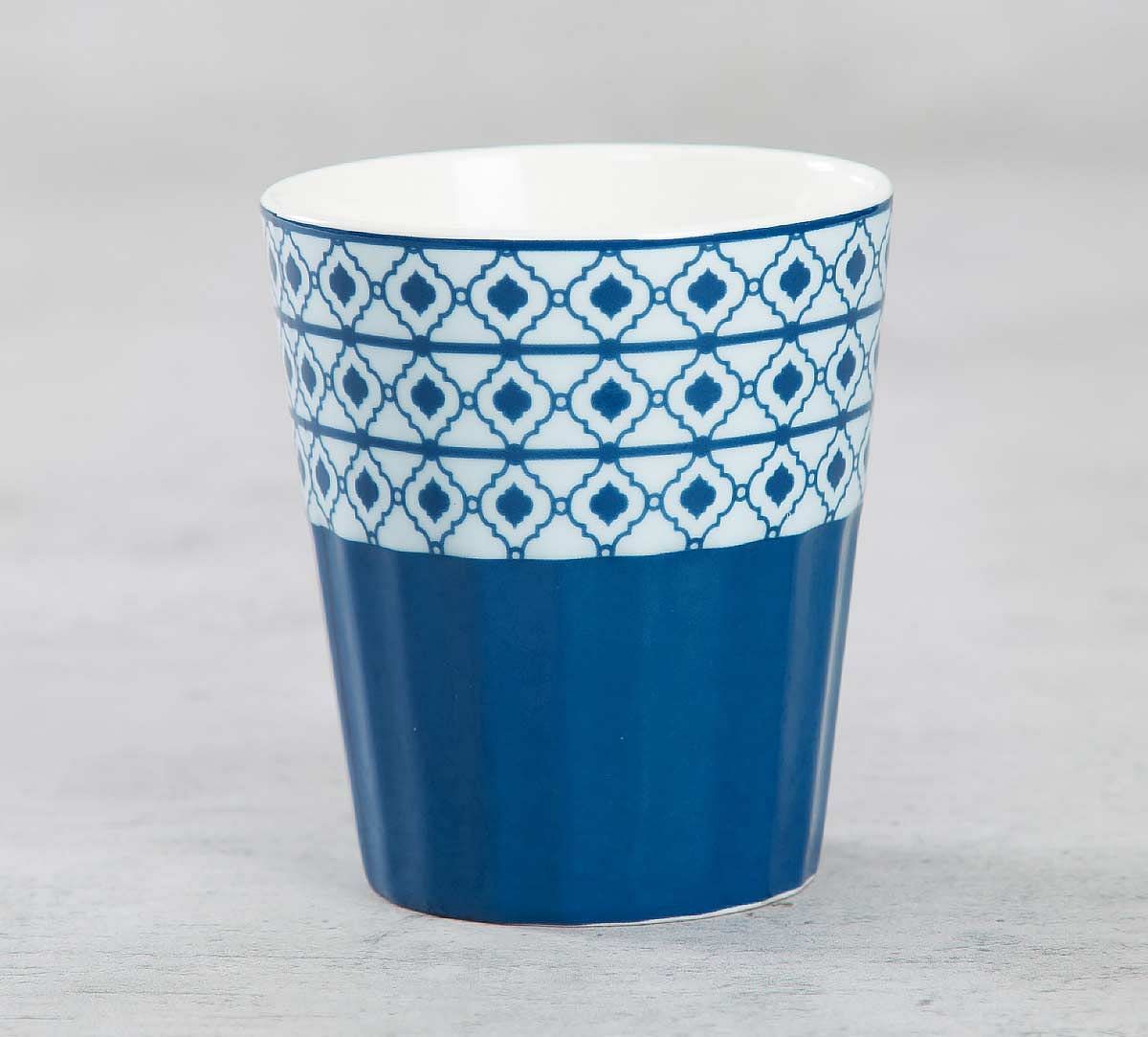 India Circus Lattice Fence Dining Extravaganza Chai Glass