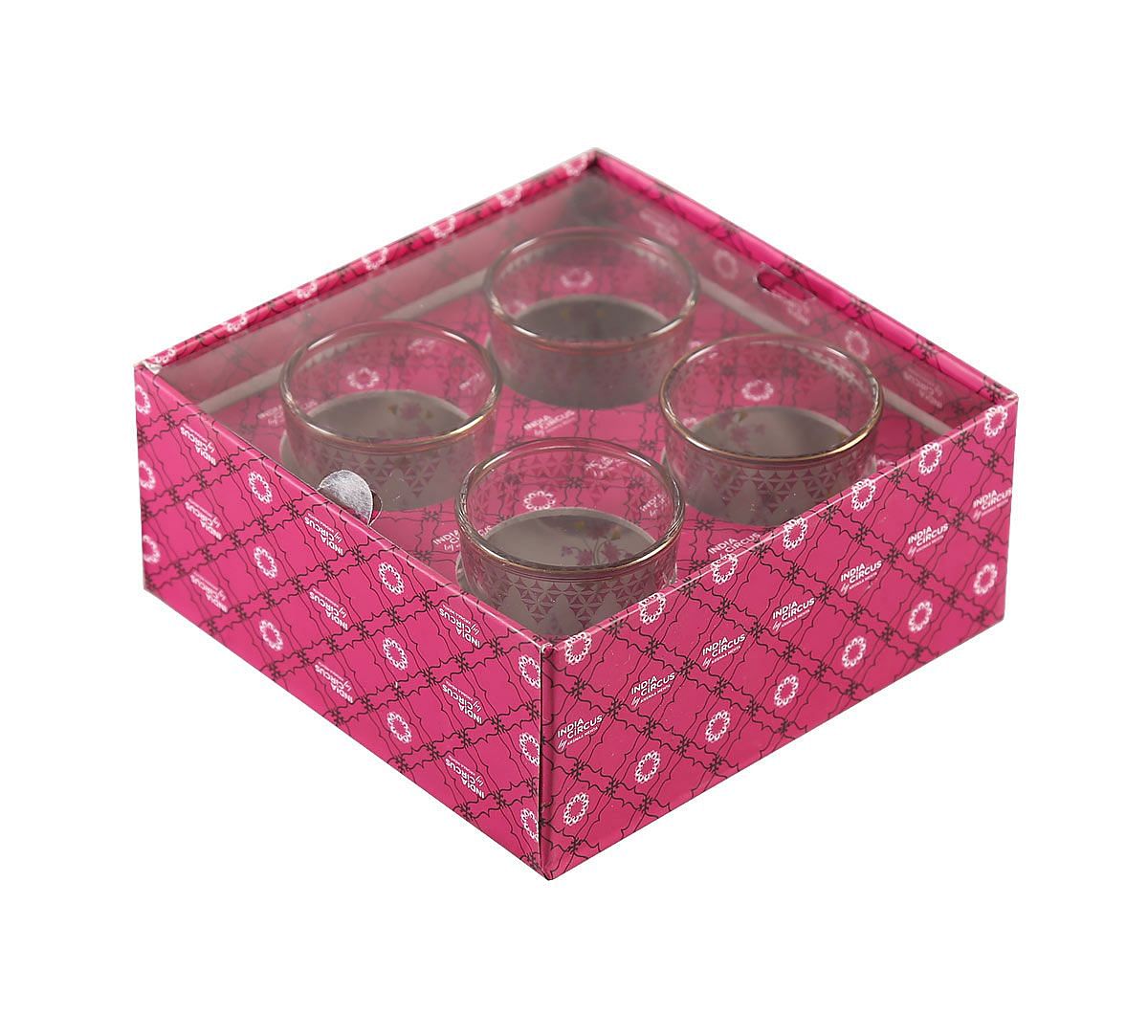 India Circus Lattice Lotus Shot Glass (Set of 4)