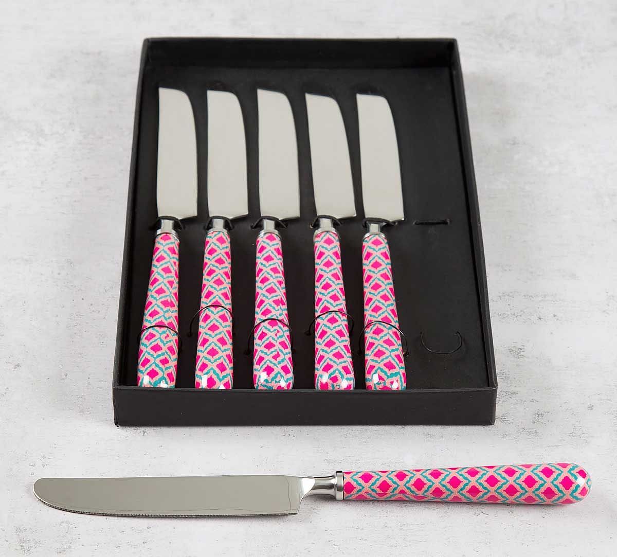 India Circus Lattice Practice Butter Knife Set of 6