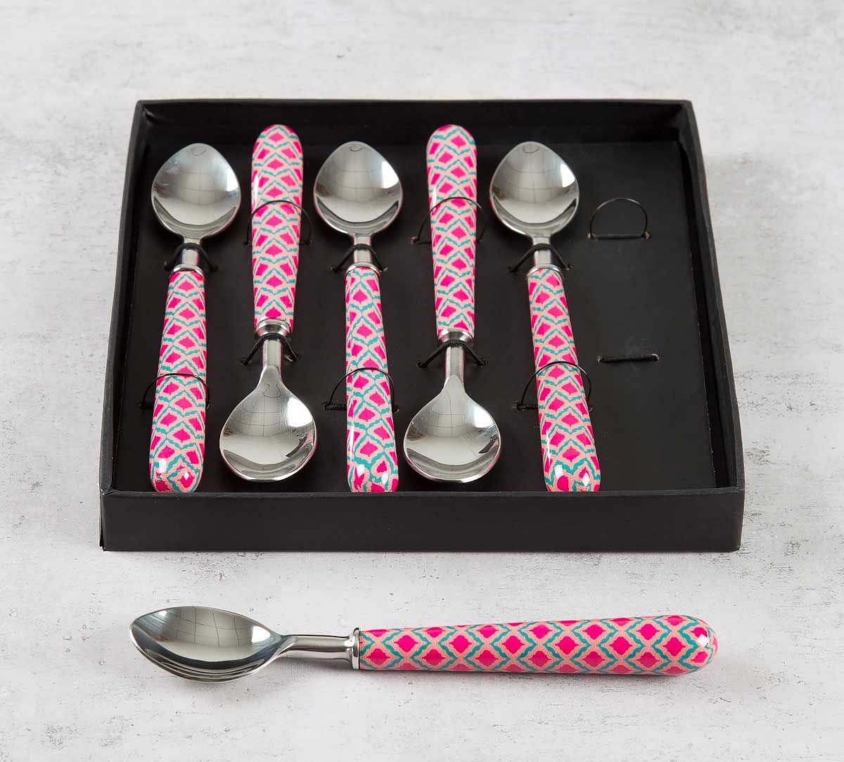 India Circus Lattice Practice Dessert Spoon Set of 6