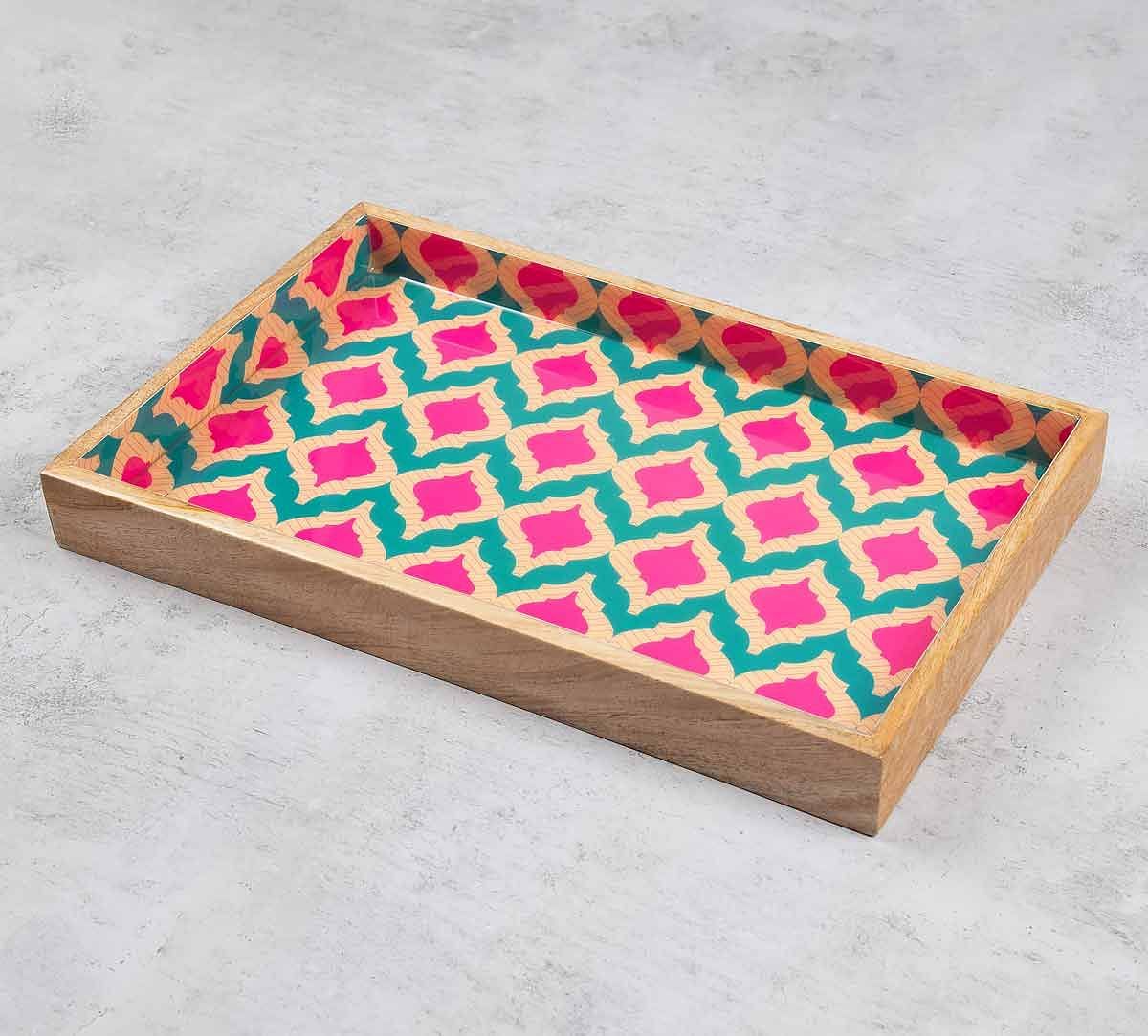 India Circus Lattice Practice Serving Tray