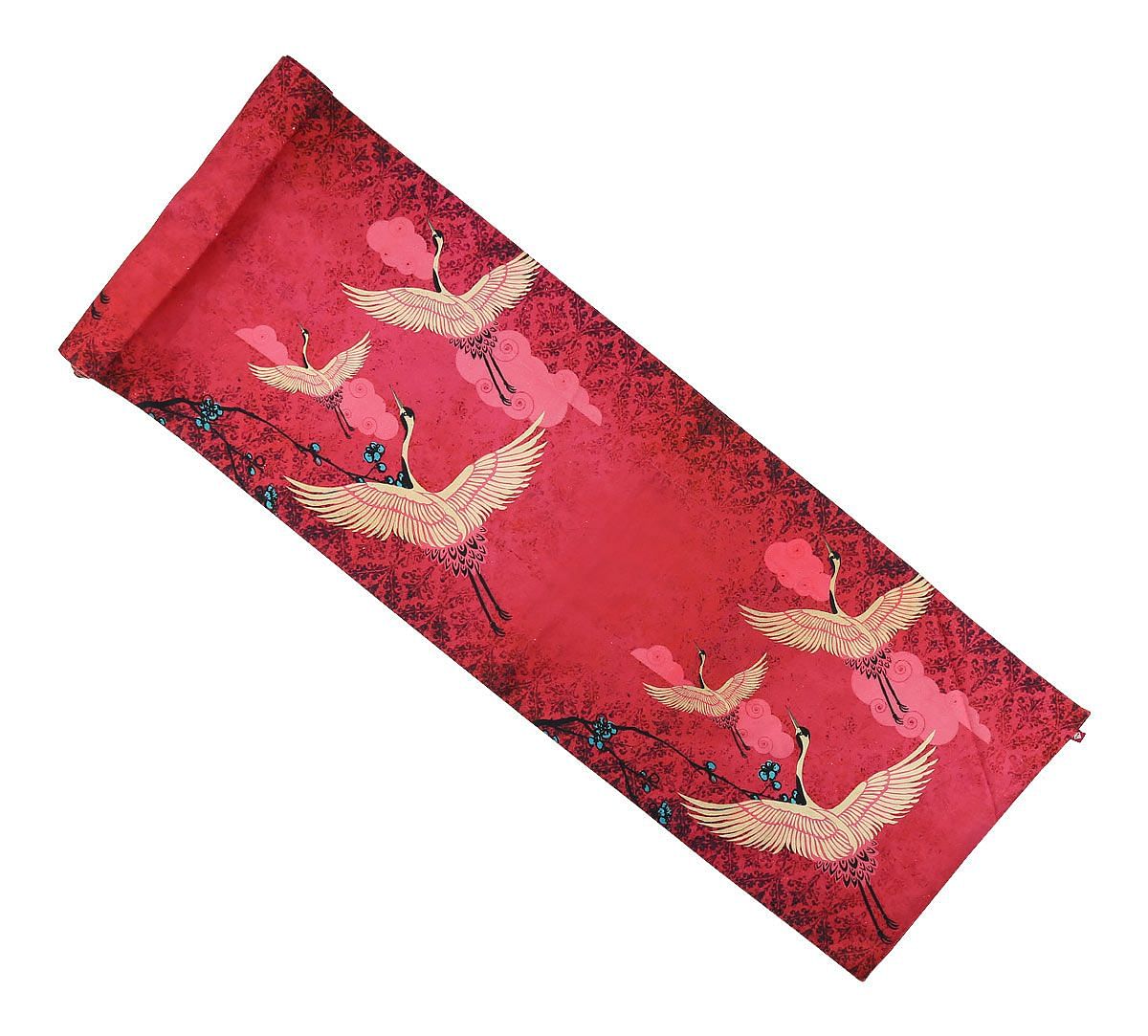 India Circus Legend of the Cranes Bed Runner and Table Runner