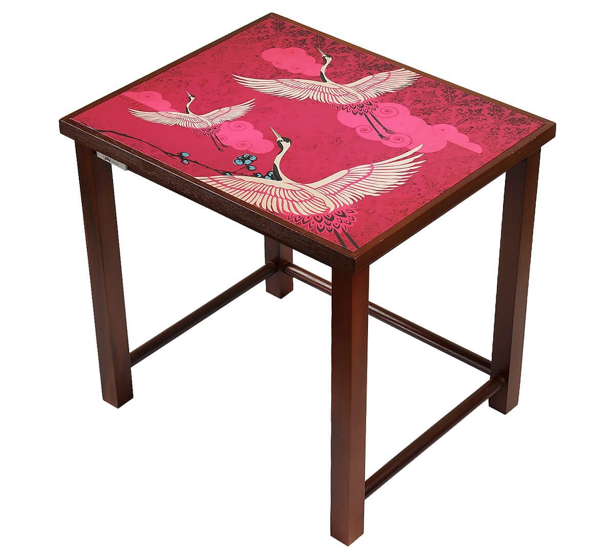 India Circus Legend of the Cranes Nested Table