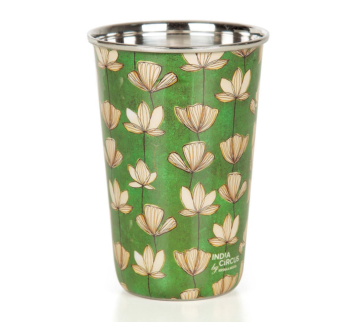 India Circus Lotus Pond Steel Tumbler Set of 2