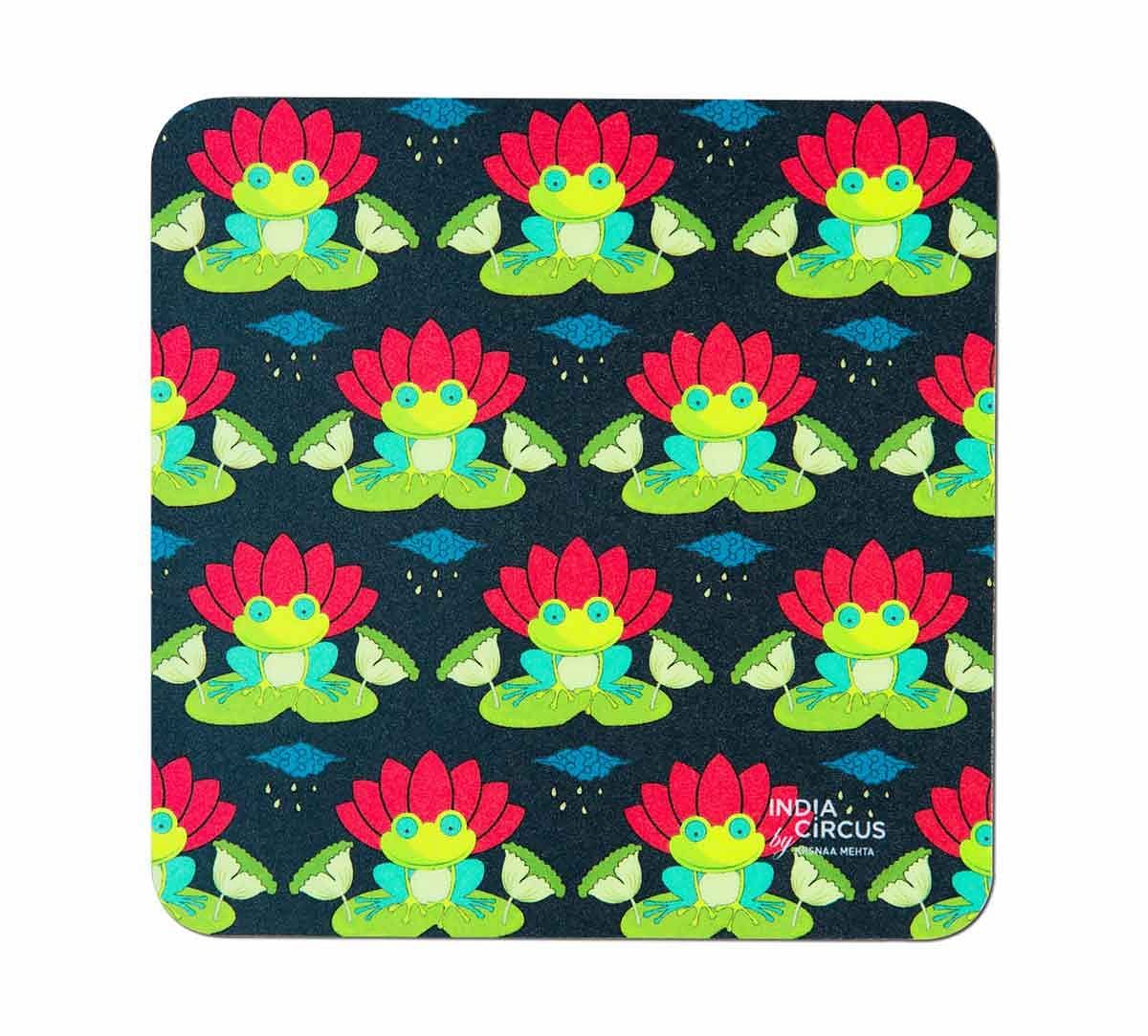 India Circus Lotus Toad Table Coaster