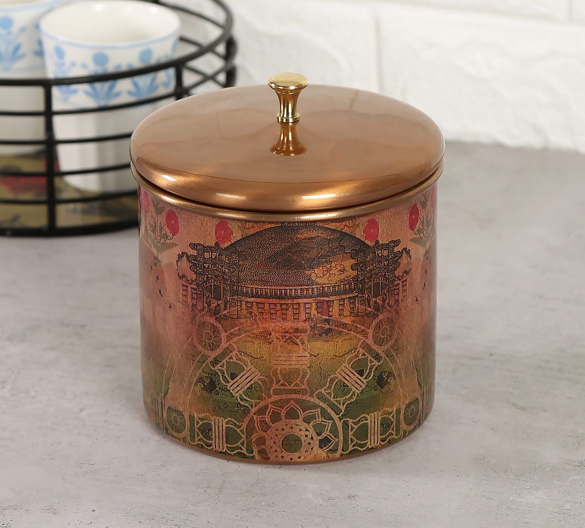 India Circus Medieval Majesty Storage Jar