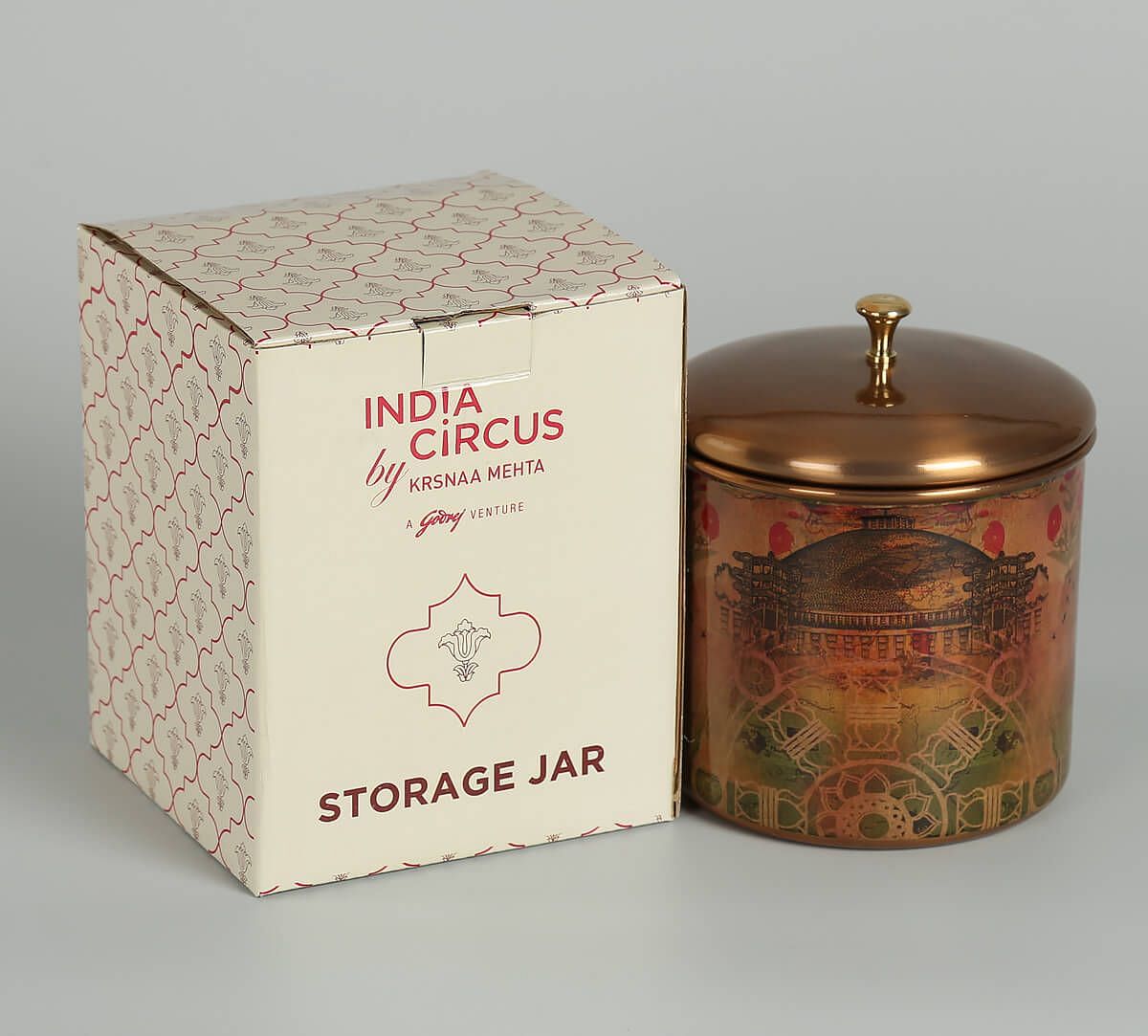 India Circus Medieval Majesty Storage Jar