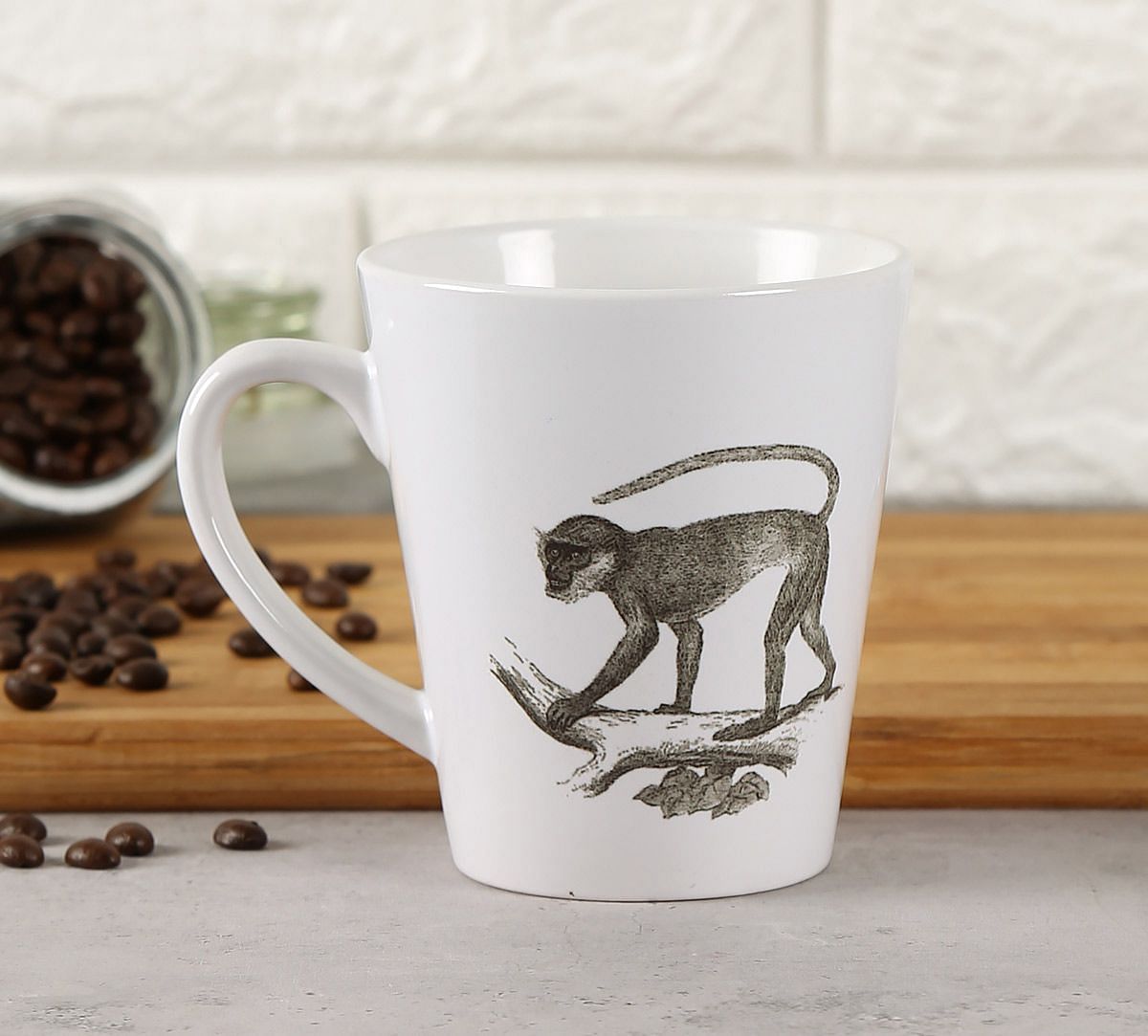 India Circus Monkey Mindset Coffee Mug