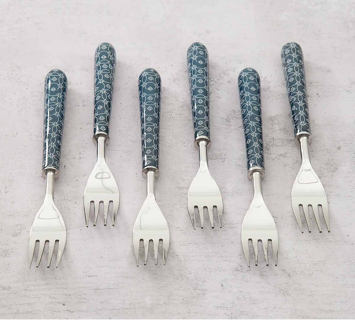 India Circus Moribund Geometry Table Fork Set of 6