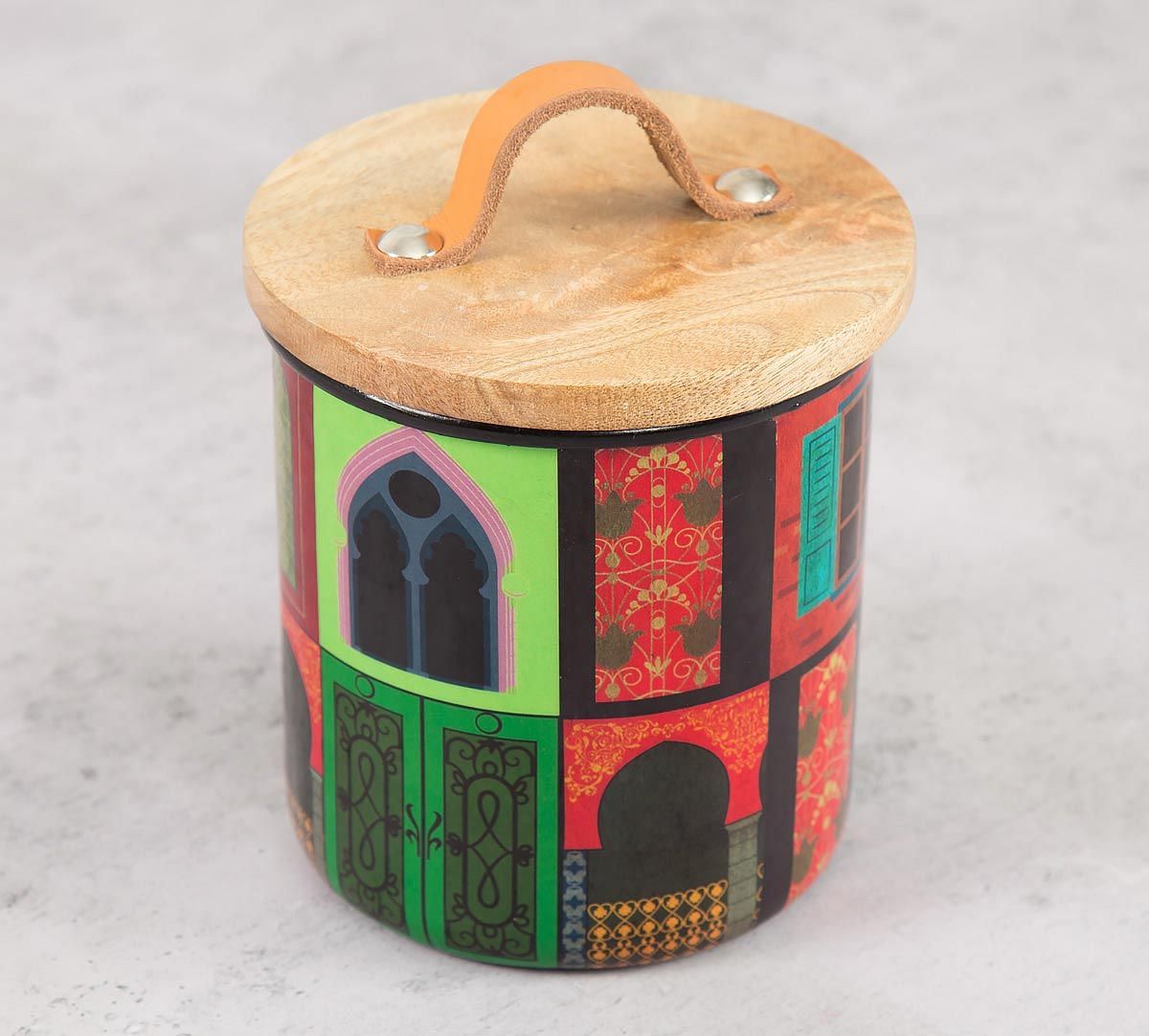 India Circus Mughal Doors Reiteration Cookie Jar