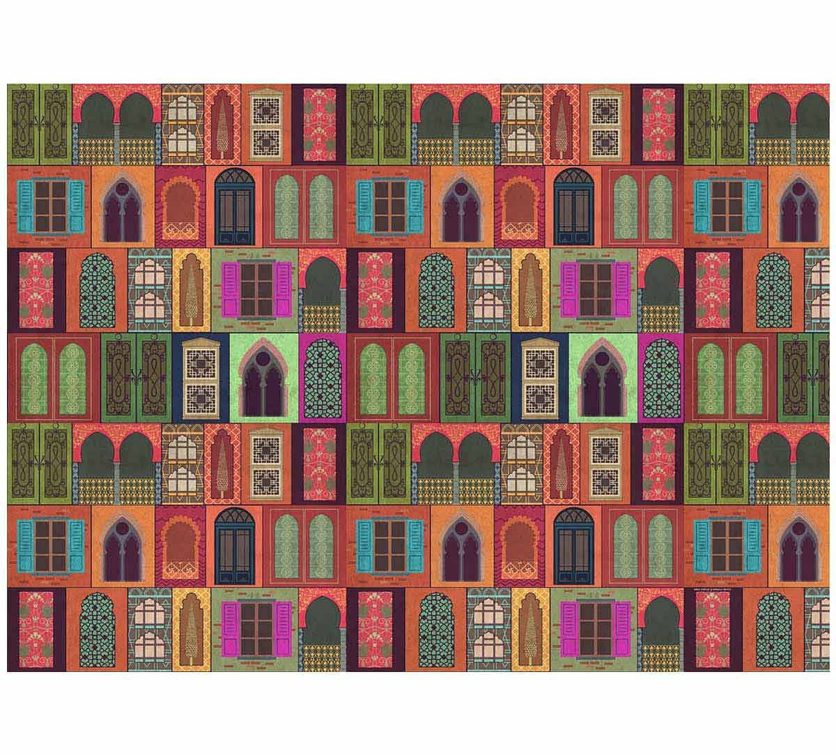 India Circus Mughal Doors Reiteration Gift Wrapping Paper