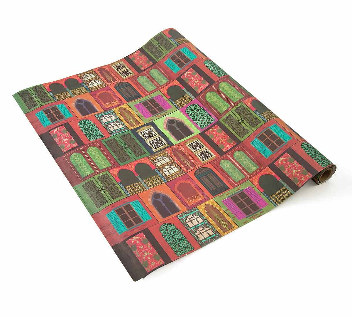 India Circus Mughal Doors Reiteration Gift Wrapping Paper