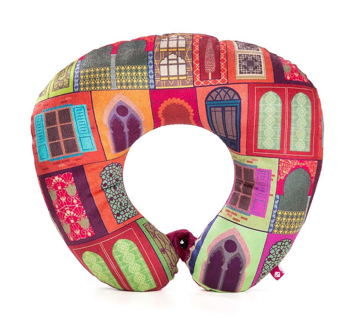 India Circus Mughal Doors Reiteration Neck Pillow