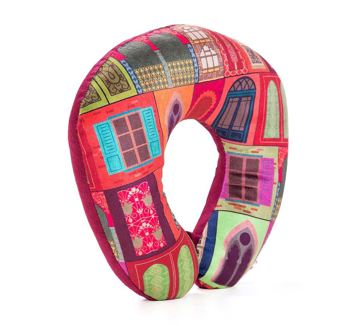 India Circus Mughal Doors Reiteration Neck Pillow