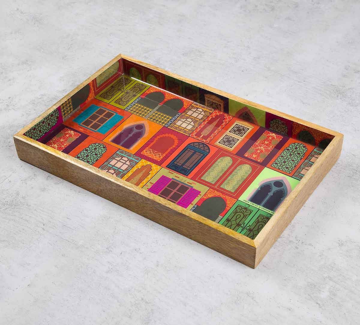 India Circus Mughal Doors Reiteration Serving Tray