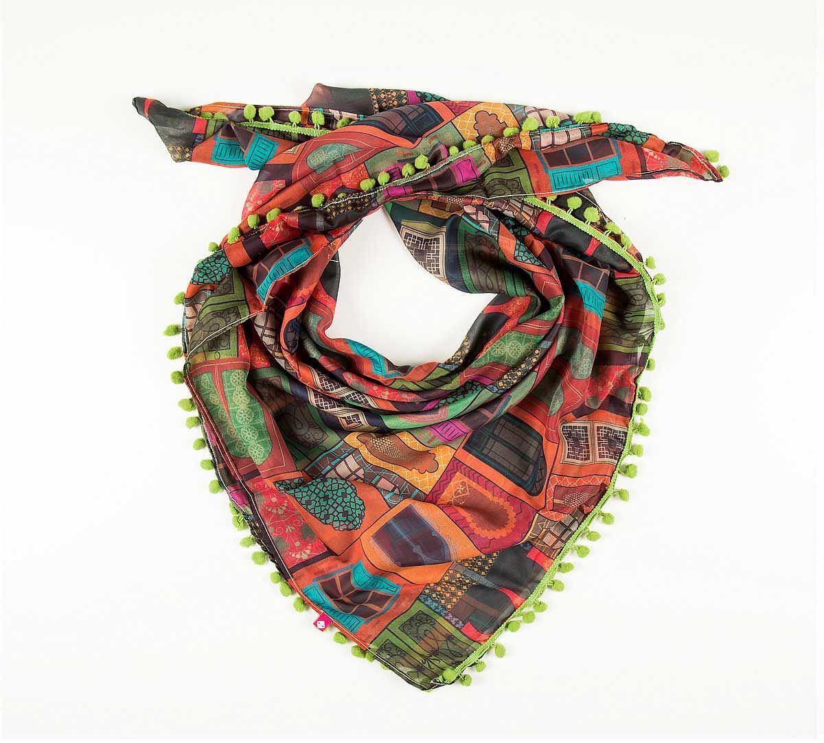 India Circus Mughal Doors Reiteration Stole
