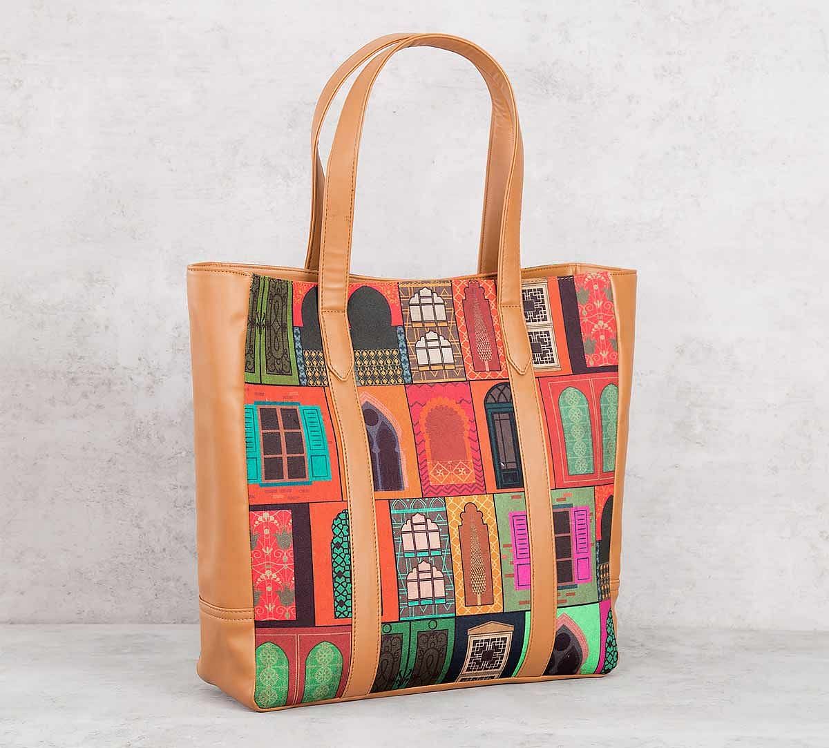 India Circus Mughal Doors Reiteration Tote Bag
