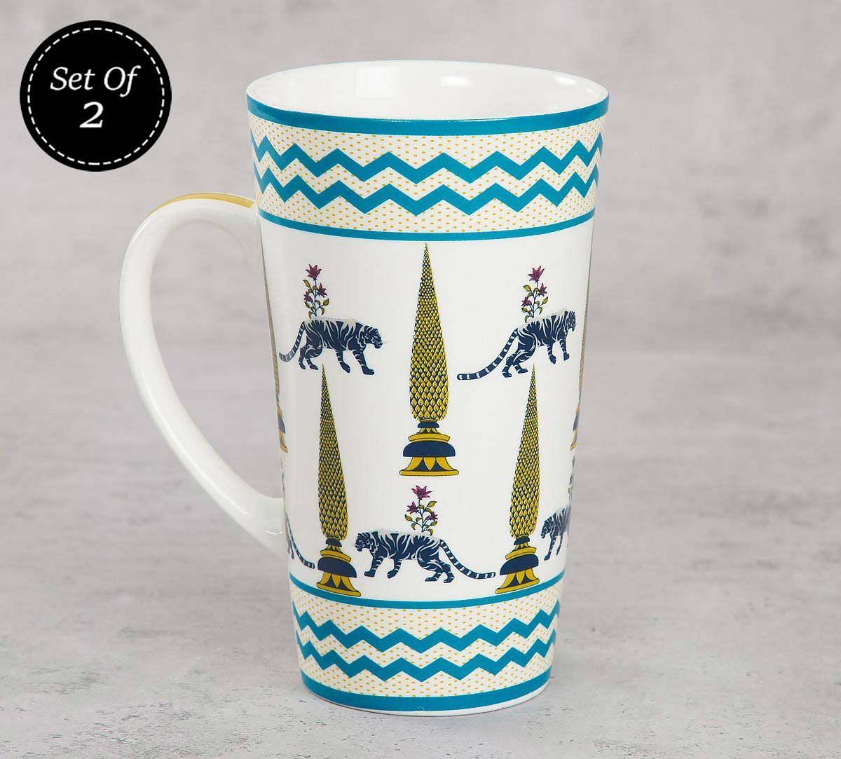 India Circus Mystical Garden Conical Mug (Set of 2)