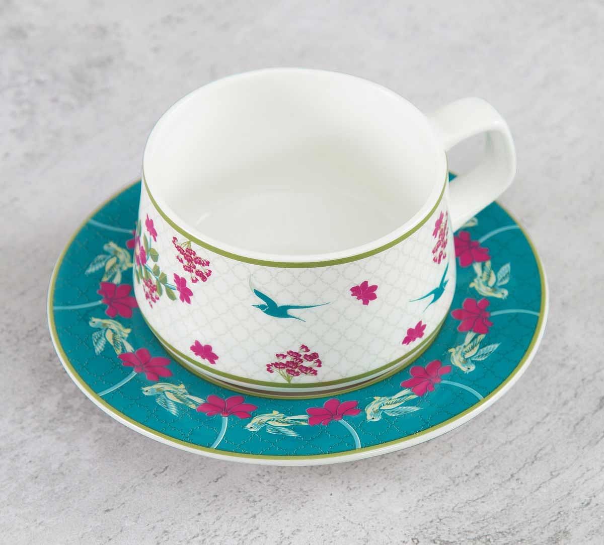 India Circus Natures Essence Paradise Cup and Saucer