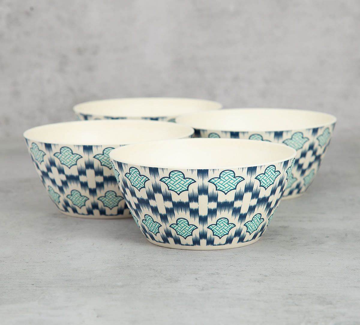 India Circus Organised Ovule Bamboo Salad Bowl Set