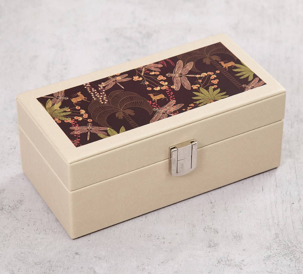 India Circus Palmeria Bloomer Leather Watch Box