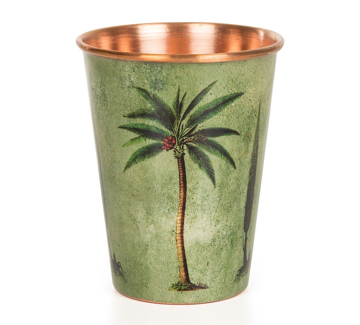 India Circus Palmeria Conifer Reiteration Copper Tumbler