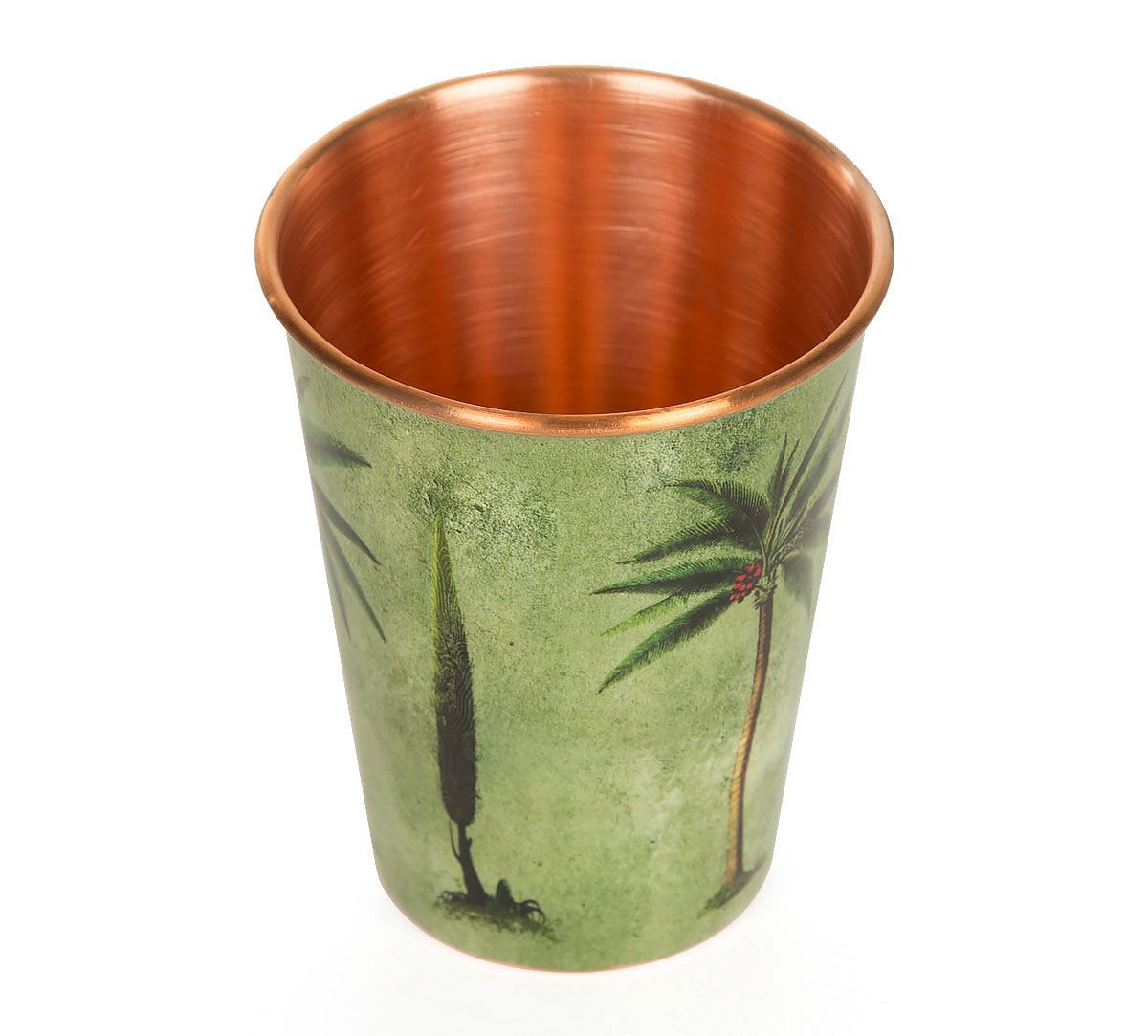 India Circus Palmeria Conifer Reiteration Copper Tumbler