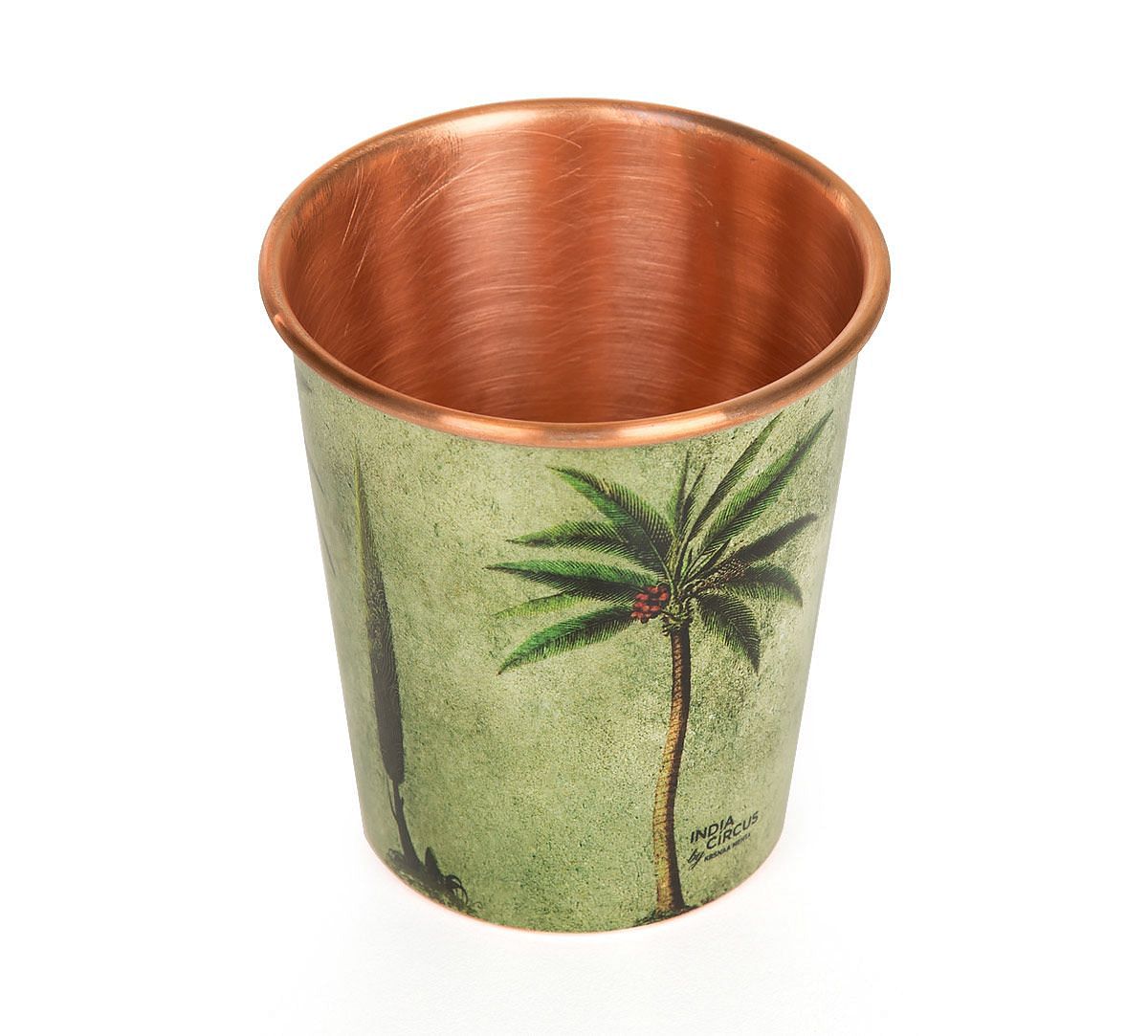 India Circus Palmeria Conifer Reiteration Small Copper Tumbler