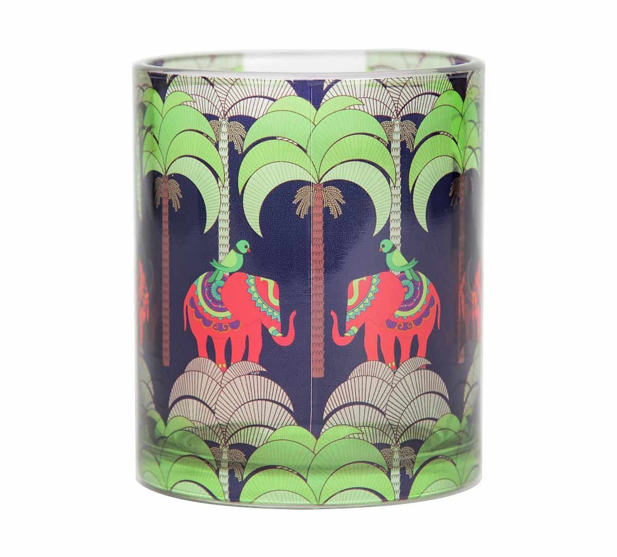 India Circus Palmeria Tusker Reiteration Glass Coffee Mug